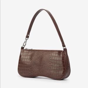 JW Pei Eva Shoulder Bag - Brown Croc